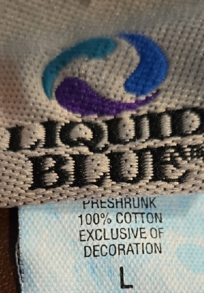 Liquid Blue Chicago Summer/ Fall Tour Blue and Purple Tie- Dye Short Sleeve Tee - Picture 2 of 9